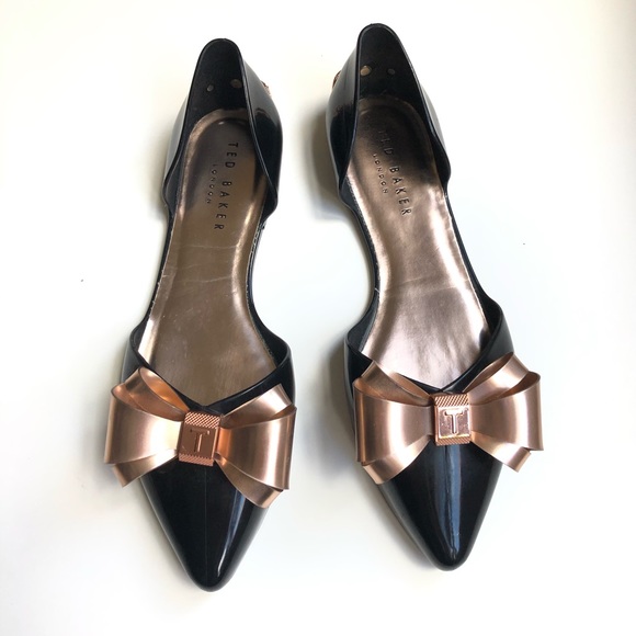 Ted Baker Shoes - Ted Baker Lela D’Orsay Jelly Flats Sz 40 US 9